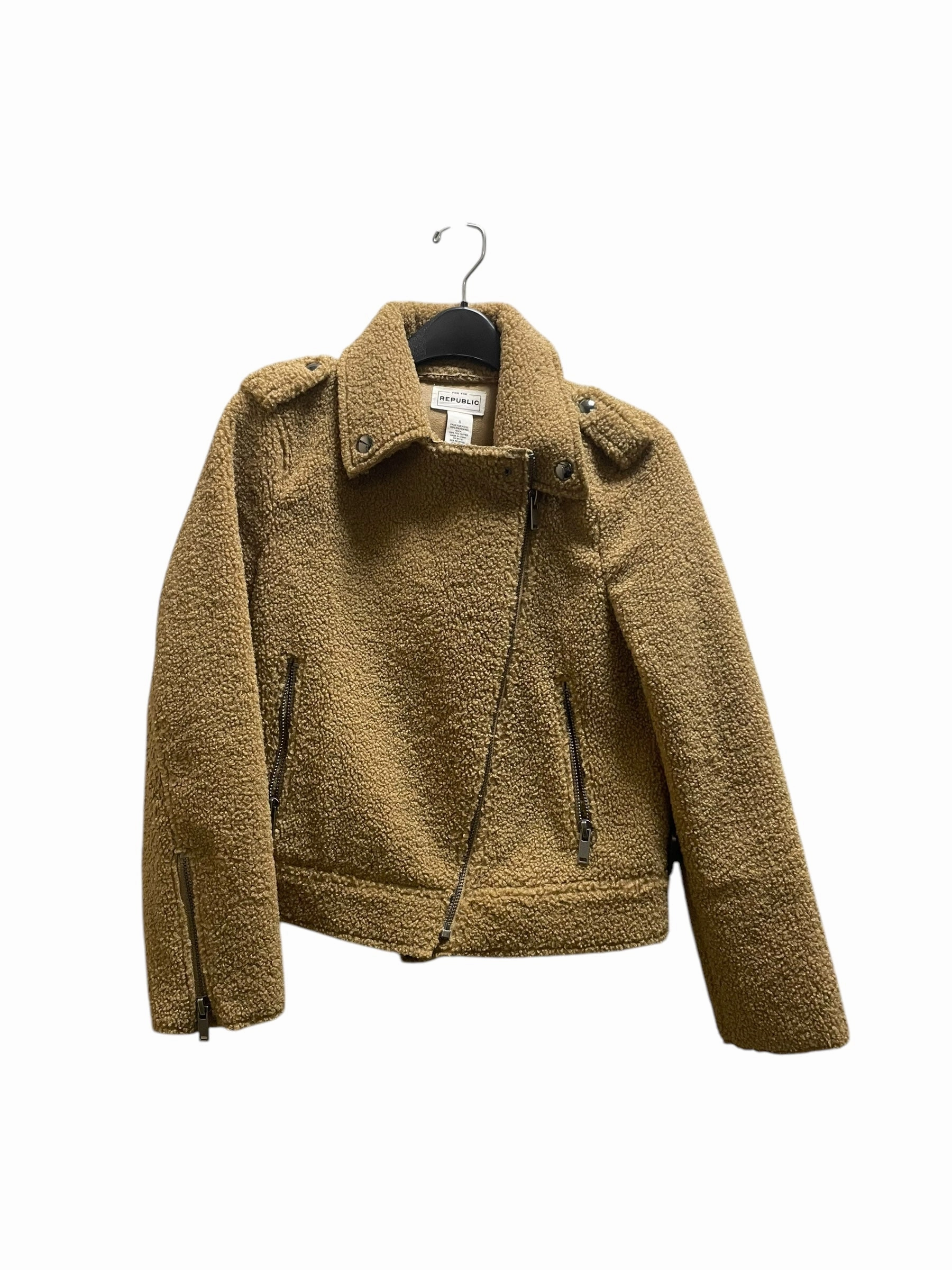 Coat Other By For The Republic In Brown, Size: S Outdoor Activity Polished Casual