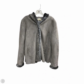 Waterproof Zipper Coat Other By Jones New York In Black, Size: L