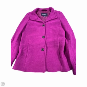 Coat Other By Lands End In Purple, Size: 6 Crisp Look