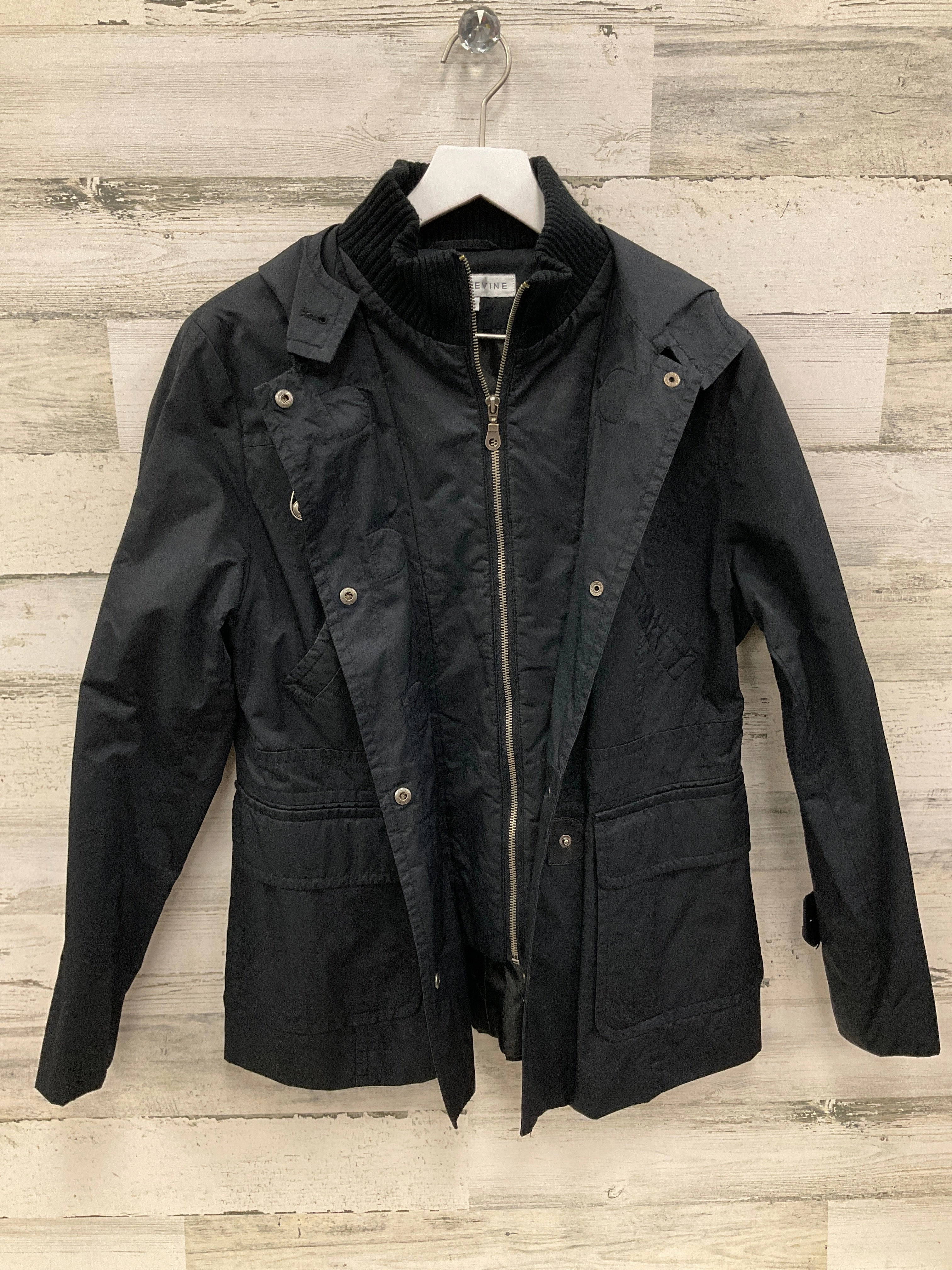 Coat Other By Larry Levine In Black, Size: M Abrasion resistant