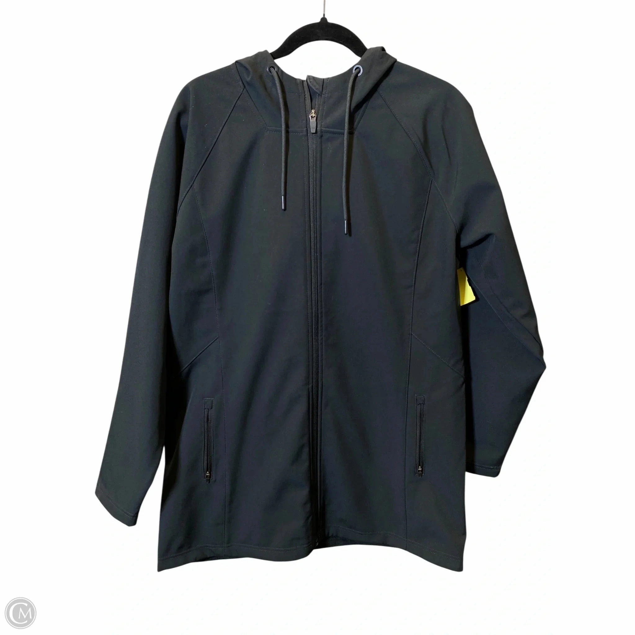 Coat Other By Natural Reflections In Black, Size: L Slim Fit Styles Rubberized Zippers
