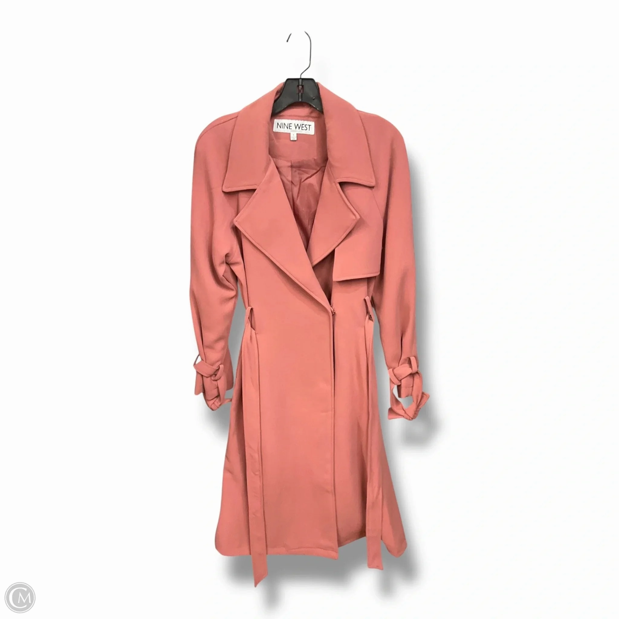 Smart Casual Piece Coat Other By Nine West Apparel In Pink, Size: S