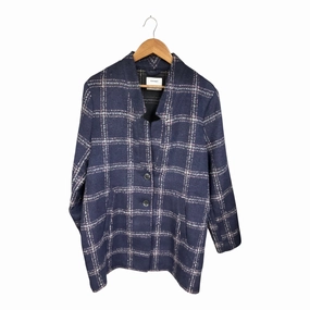 Coat Other By Old Navy In Plaid Pattern, Size: L snag resistant Sun Protective Fabric