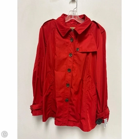 Taped Seams Crisp Look Coat Other By Peck And Peck In Red, Size: 8