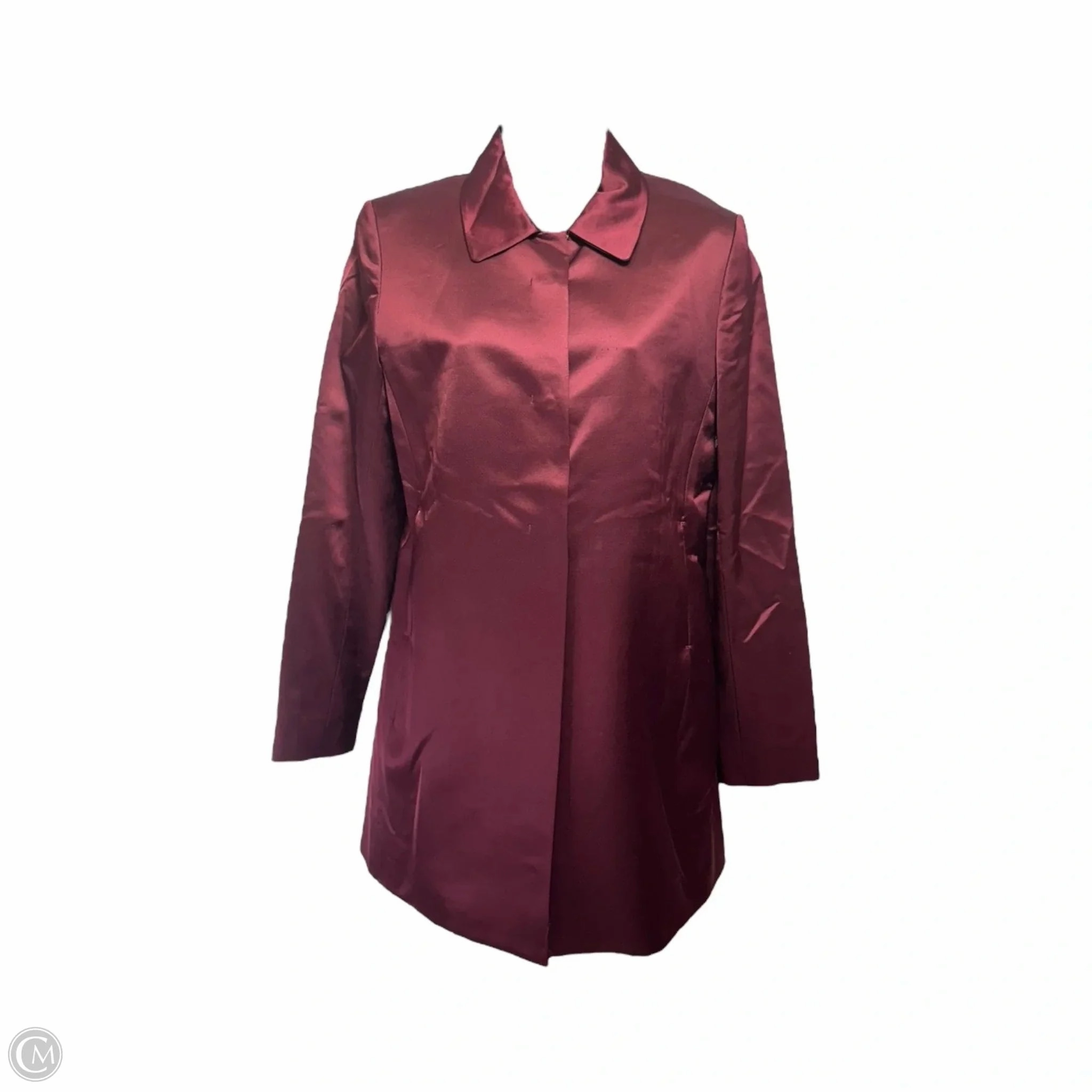 High Loft Insulation Autumn Layers Coat Other By Tahari By Arthur Levine In Maroon, Size: 2