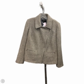 Coat Other By Talbots In Cream & Silver, Size: 14 Non Bulky Design