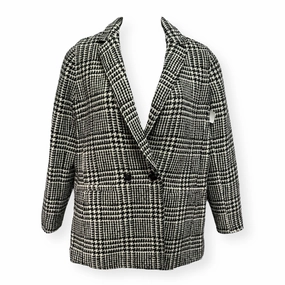 Flatlock Seam Construction Low Profile Logoing Coat Other By Talbots In Plaid Pattern, Size: 12