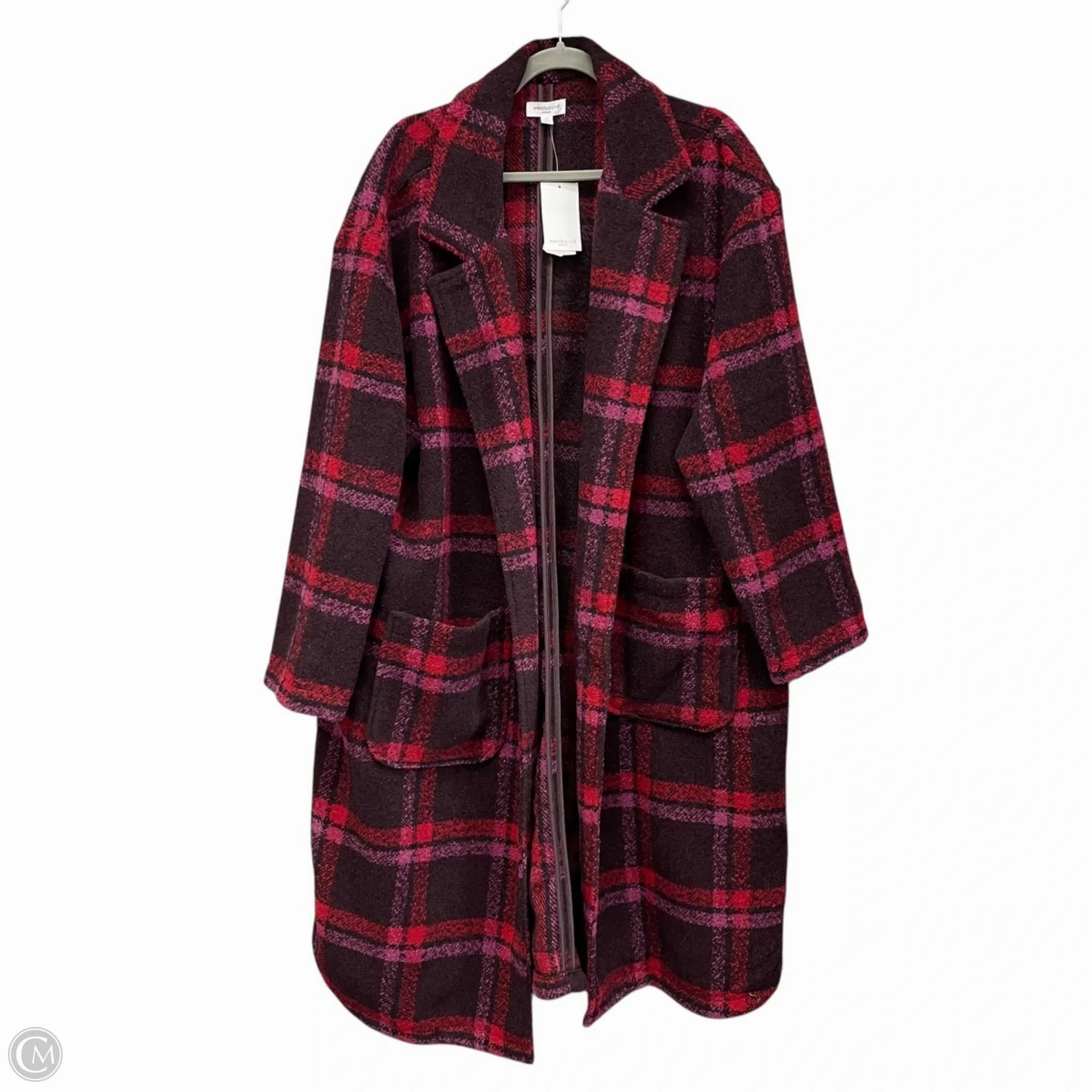 Affordable Fashion Coat Other By West Bound In Plaid Pattern, Size: 2x