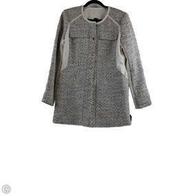 Coat Other By White House Black Market In Grey & White, Size: L Waterproof Material WaterRepellent Finish
