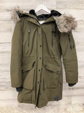 Urban Fit Look Coat Parka By Bcbg In Green, Size: S