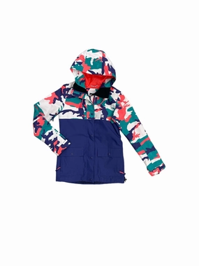 Coat Parka By DC SHOE CO In Multi-colored, Size: S Headphone Hole