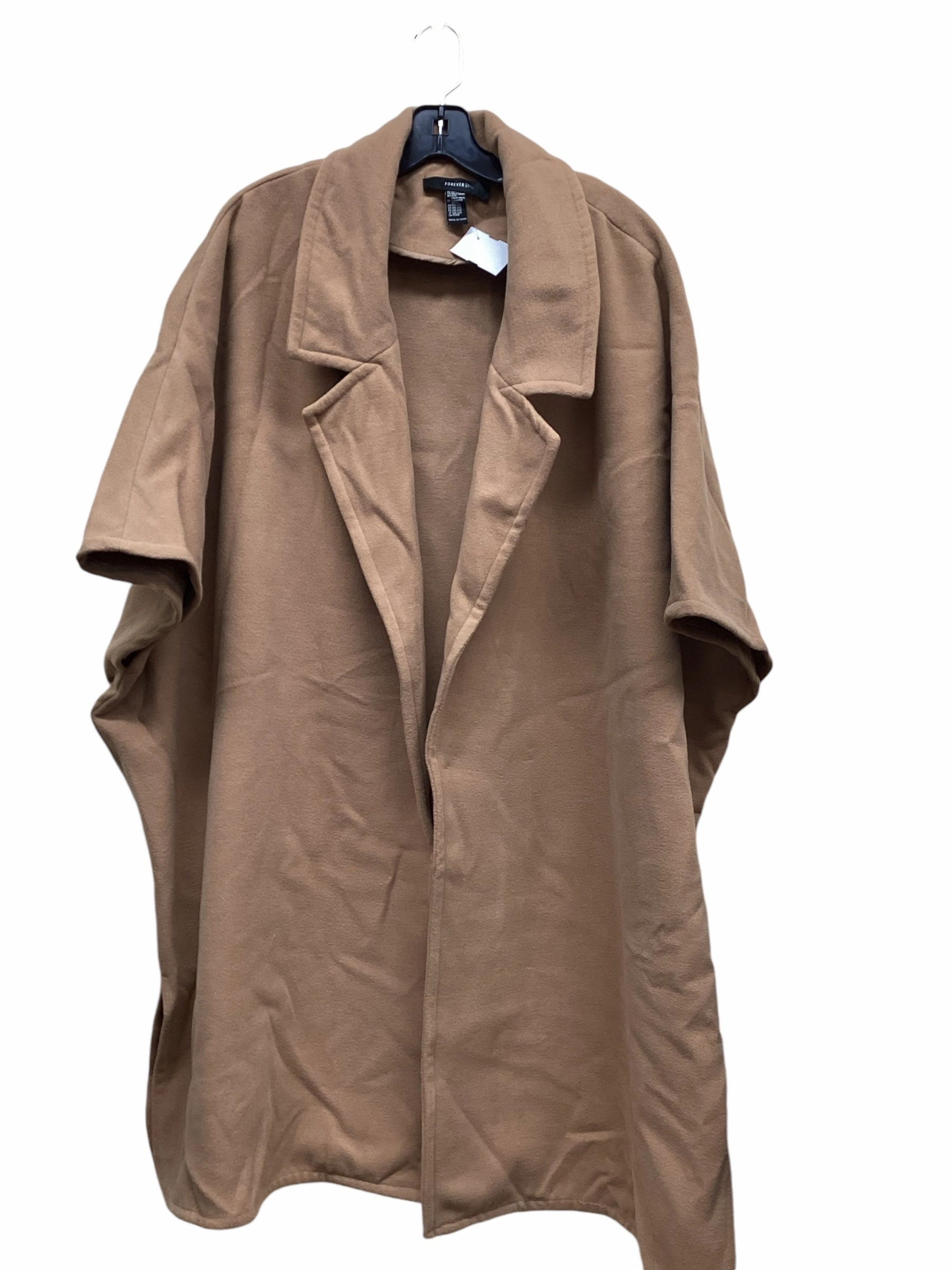 Coat Parka By Forever 21 In Brown, Size: Osfm Top Guard