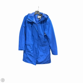 Hiking Trail Outfit Coat Parka By Lands End In Blue, Size: M