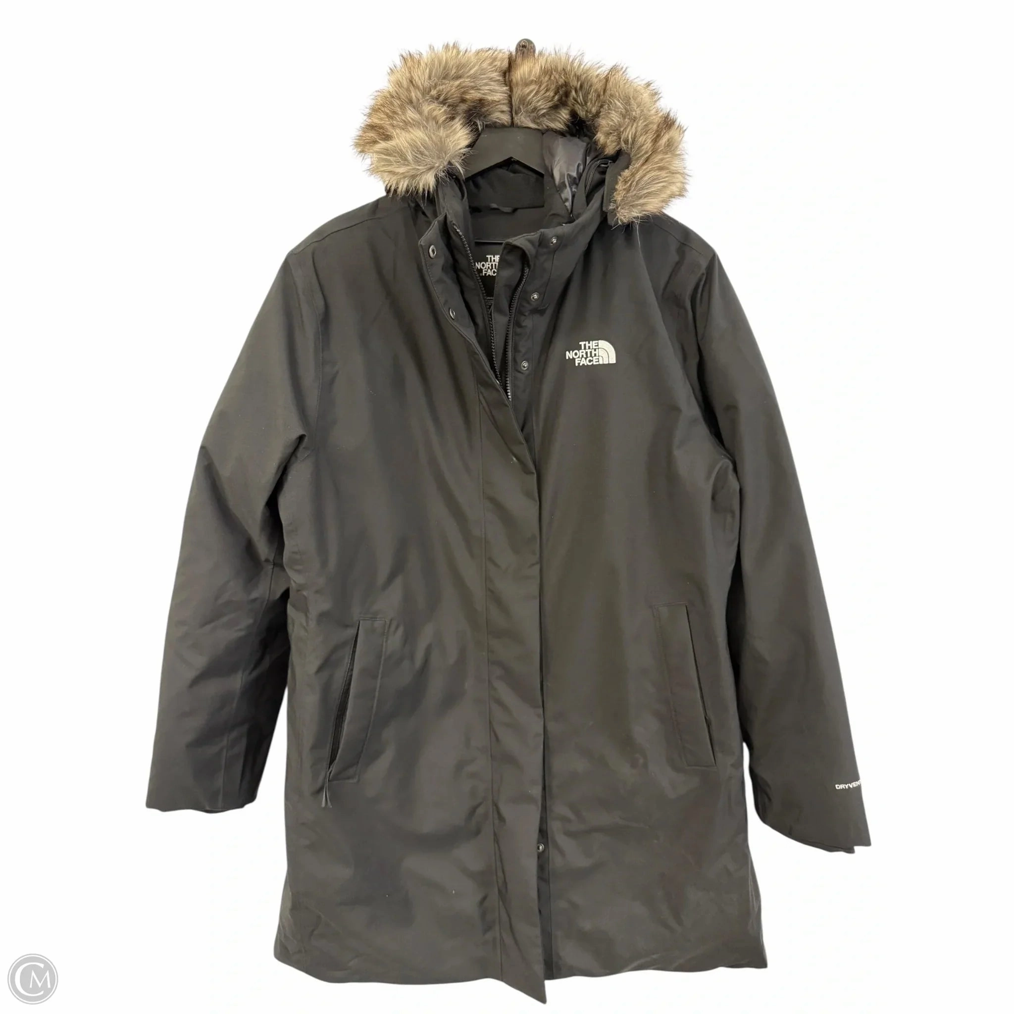 Coat Parka By The North Face In Black, Size: Xxl Durable Fabric Snap Closures