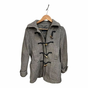 Coat Peacoat By Banana Republic In Grey, Size: S Glow In Dark Accents