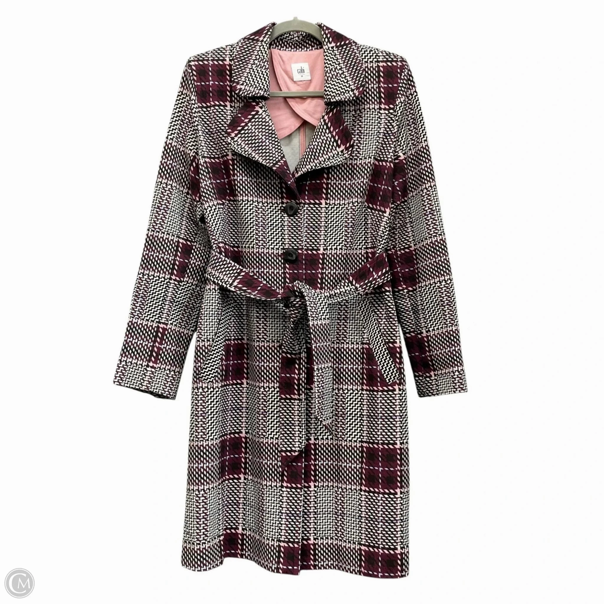 Cool Season Travel Wardrobe Coat Peacoat By Cabi In Multi-colored, Size: M