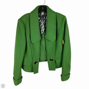 Coat Peacoat By Etcetra In Green, Size: 10 Comfort Fit Anti Pilling Textile