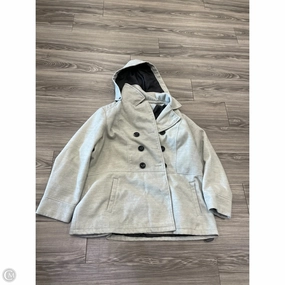 Daywear Staple Coat Peacoat By Faded Glory In Grey, Size: 3x