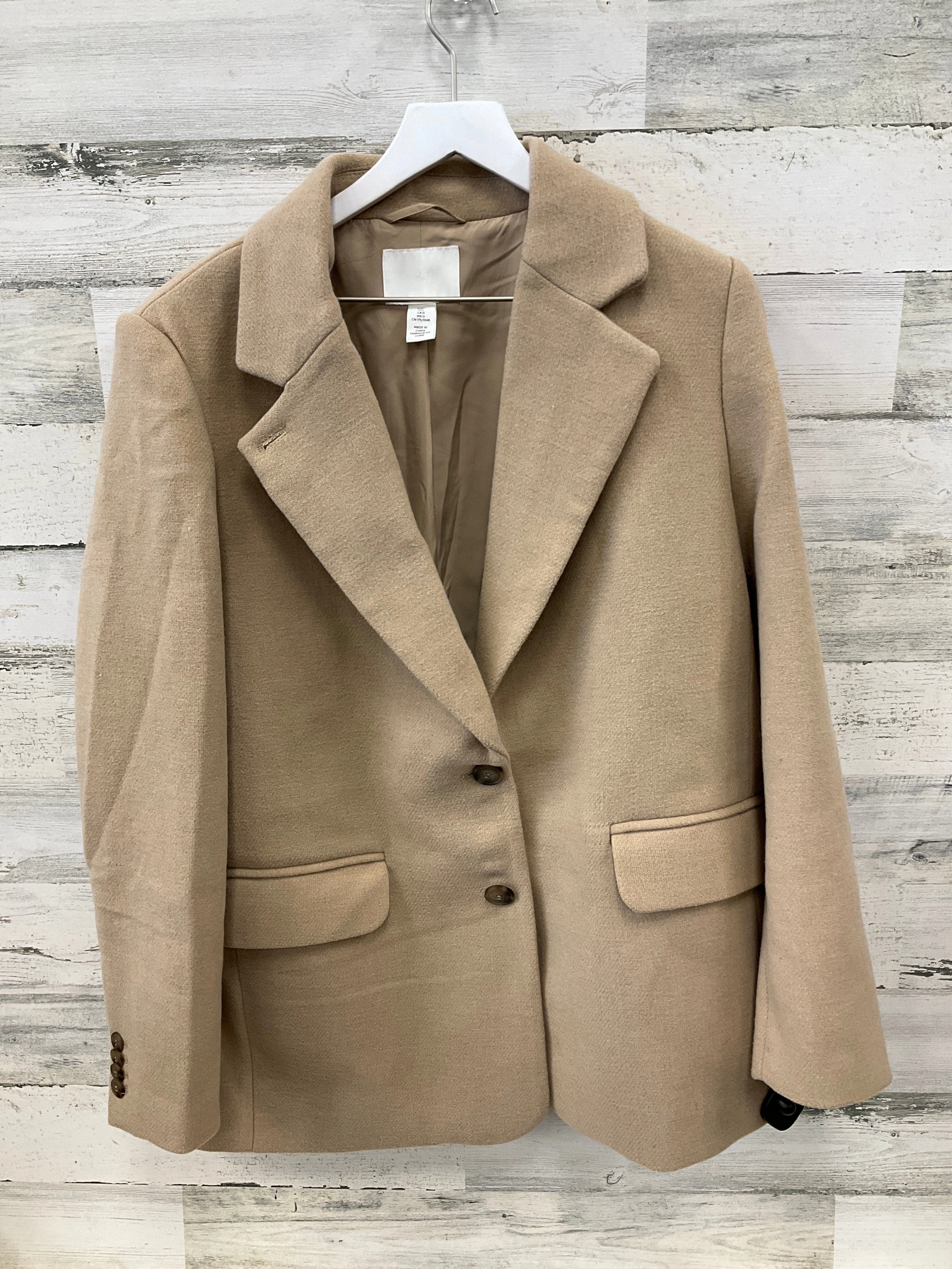 Flexible Layer System Anti Static Interior Coat Peacoat By H&m In Cream, Size: L