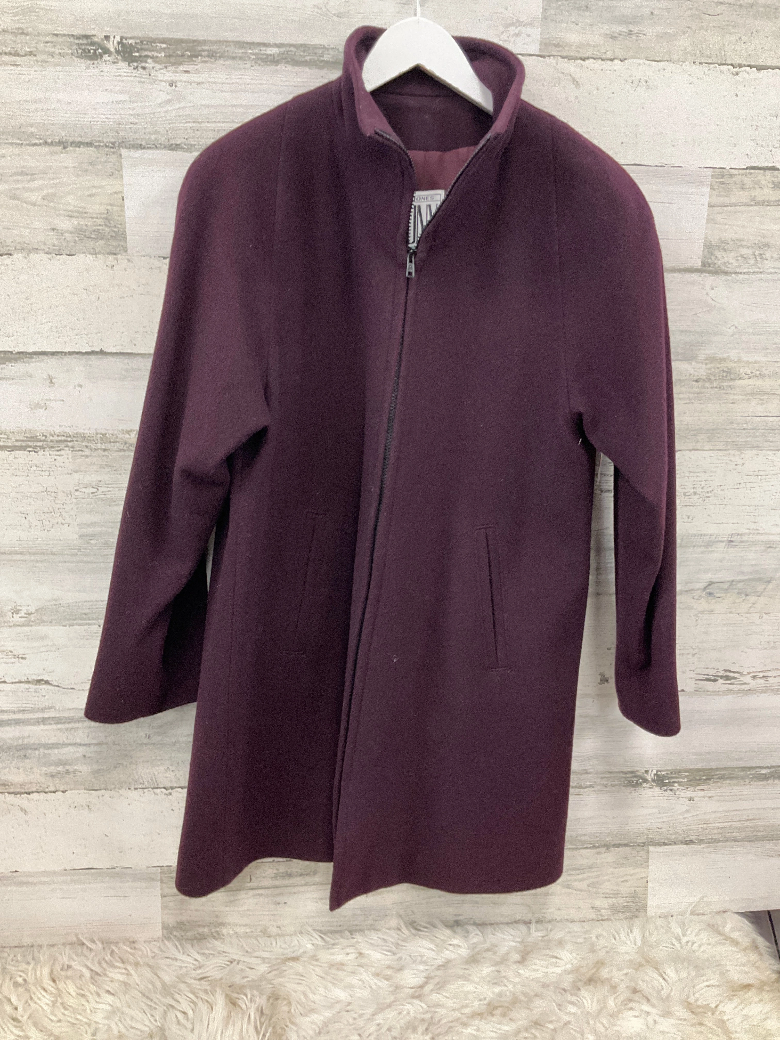 Coat Peacoat By Jones New York In Purple, Size: S All Ground