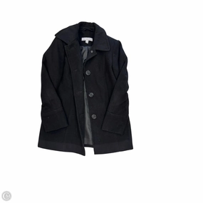 Clean Minimal Look Coat Peacoat By Liz Claiborne In Black, Size: M