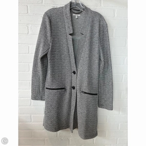 Coat Peacoat By Maurices In Black & White, Size: M Quick Dry Fabric