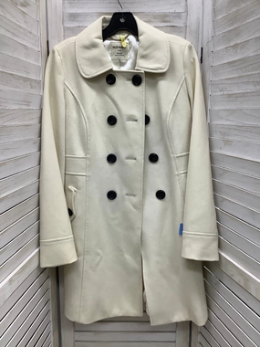 Coat Peacoat By Old Navy In Cream, Size: S Breathable mesh lining Moisture Wicking Inner