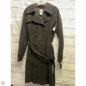 Coat Peacoat By Polo Ralph Lauren In Black, Size: M Durable Stitching Oversized Silhouette