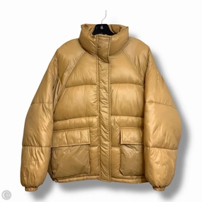 Coat Puffer & Quilted By Abercrombie And Fitch In Tan, Size: M Anti Pill Fabric Tech Smooth Zipper Action