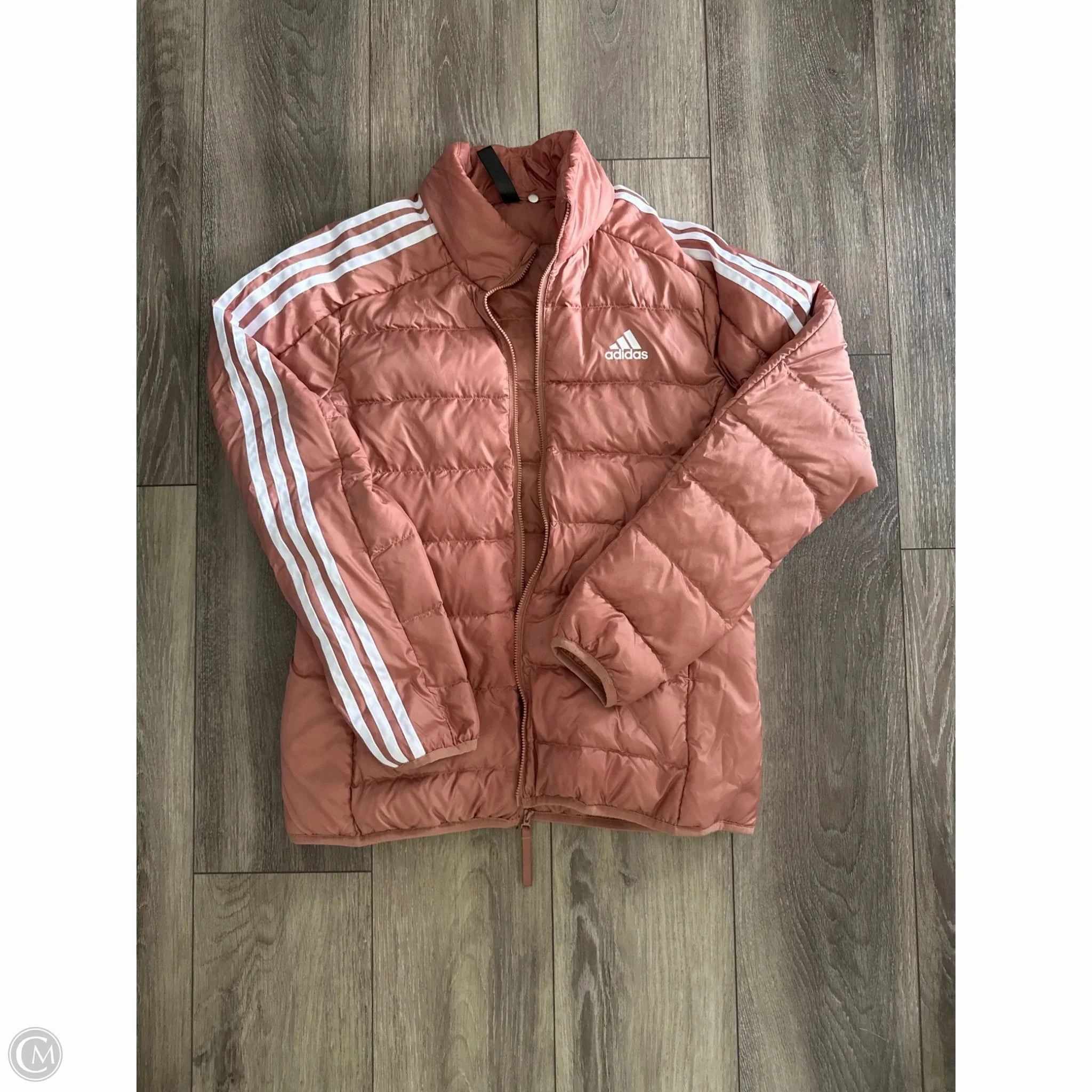 Coat Puffer & Quilted By Adidas In Pink, Size: M PFC Free Treatment
