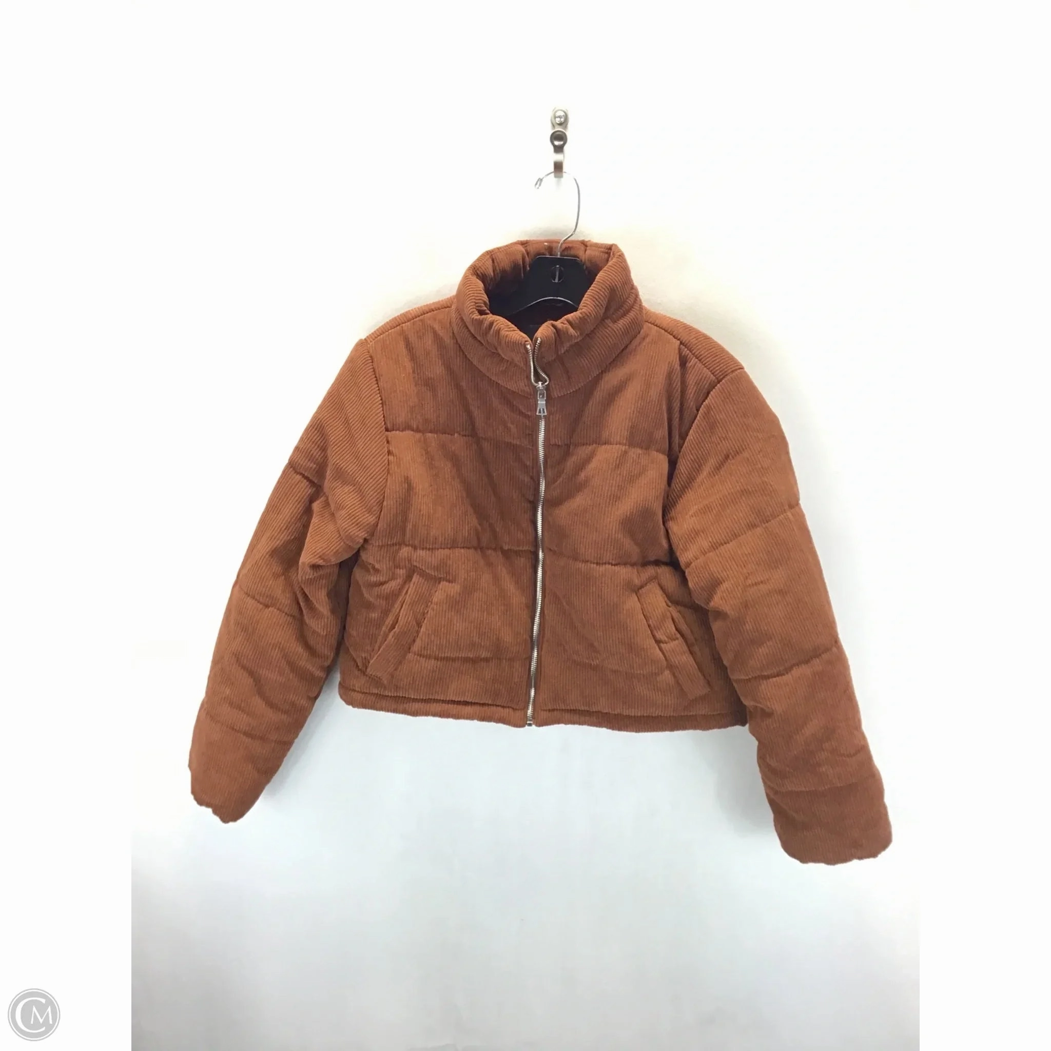 Coat Puffer & Quilted By Ambiance Apparel In Brown, Size: M quick dry Modular Attachment Points