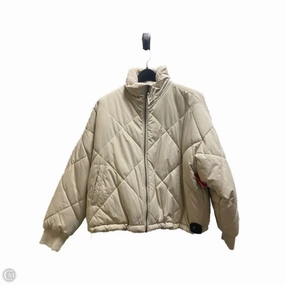 Modern Drop Tail Hem Coat Puffer & Quilted By American Eagle In Tan, Size: M