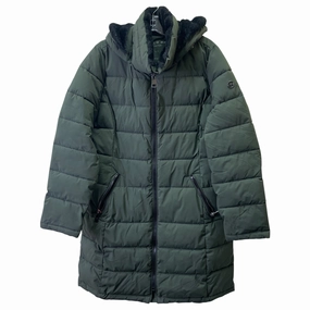 Versatile Daily Layer InterchangeableLining Coat Puffer & Quilted By Andrew Marc In Green, Size:L