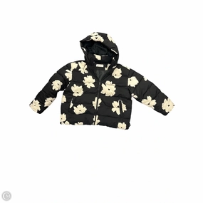 Coat Puffer & Quilted By Ava & Viv In Black, Size: 1x Kangaroo Pocket Bonded Closure Mechanism