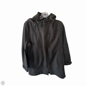 Coat Puffer & Quilted By Calvin Klein In Black, Size: Xl Non Bulky Design Foldable Collar