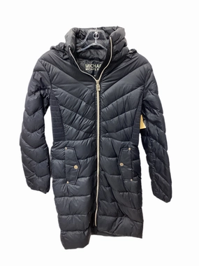 Comfortable Feel Coat Puffer & Quilted By Calvin Klein In Black, Size:Xs