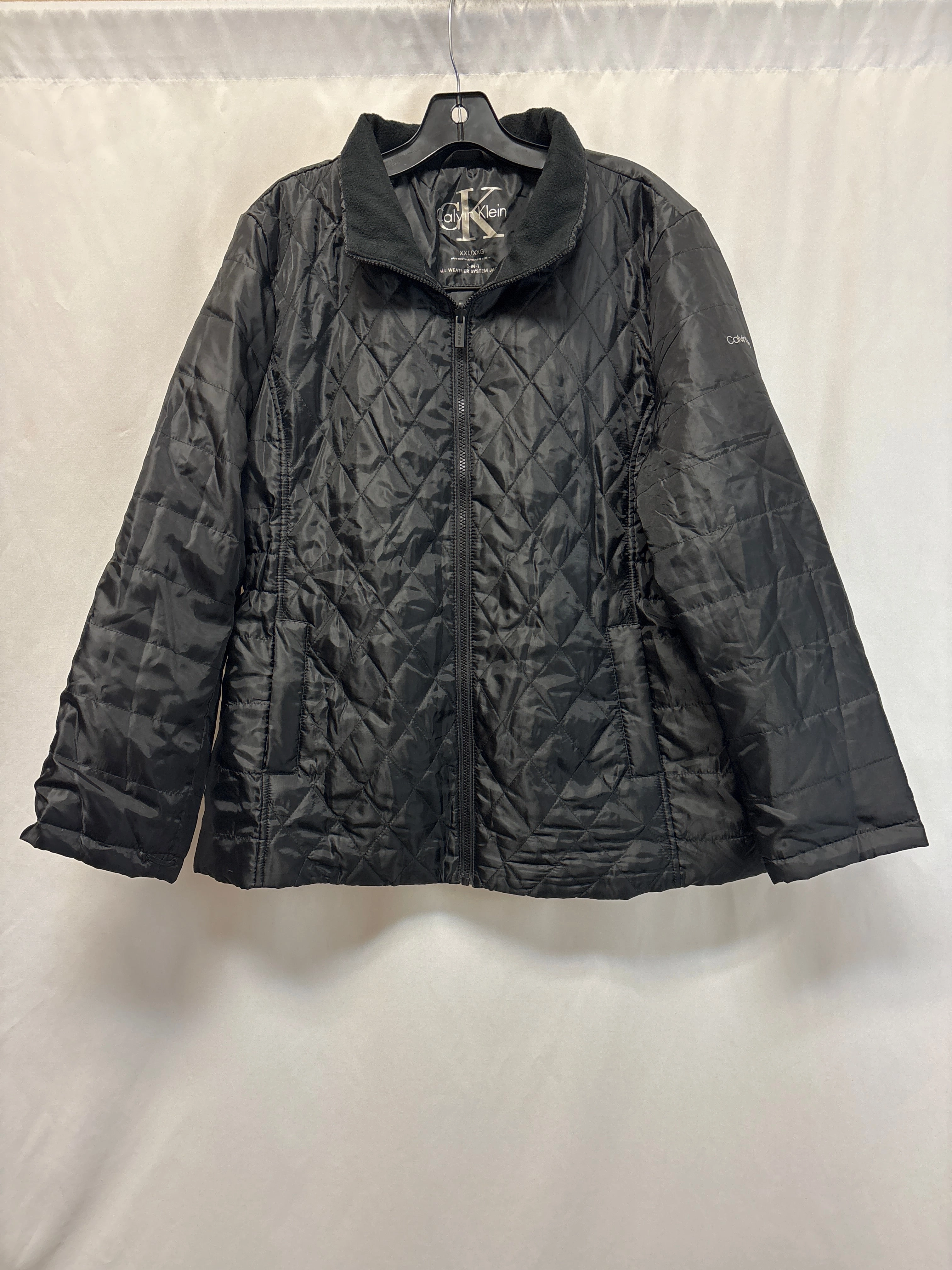 Street Explorer Fit Coat Puffer & Quilted By Calvin Klein In Black, Size: Xxl