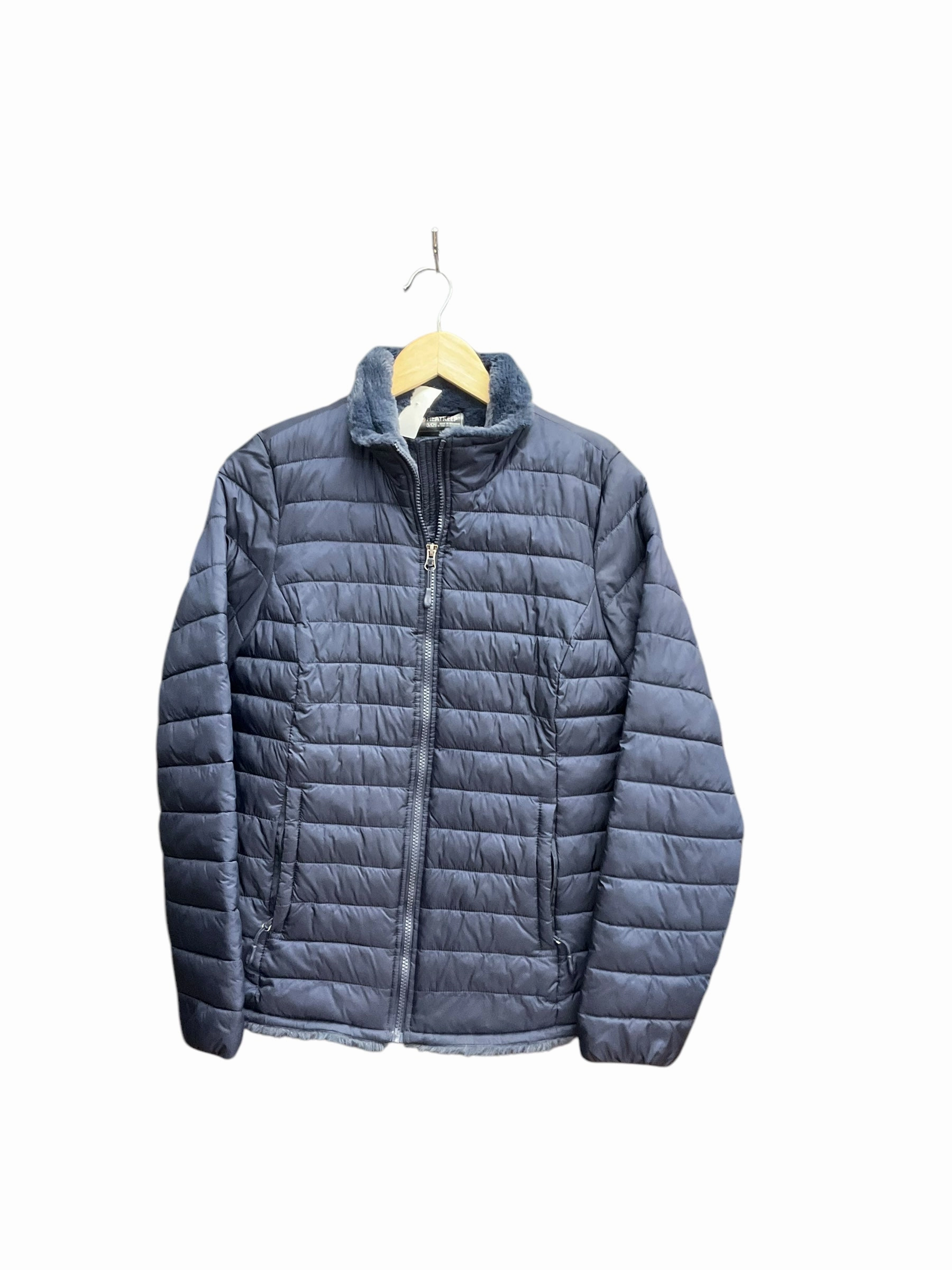 Coat Puffer & Quilted By Clothes Mentor In Navy, Size: S Comfy Fit Adjustable hood design