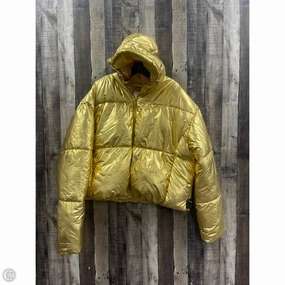Coat Puffer & Quilted By Cme In Gold, Size: 3x Convertible Collar Style High Collar