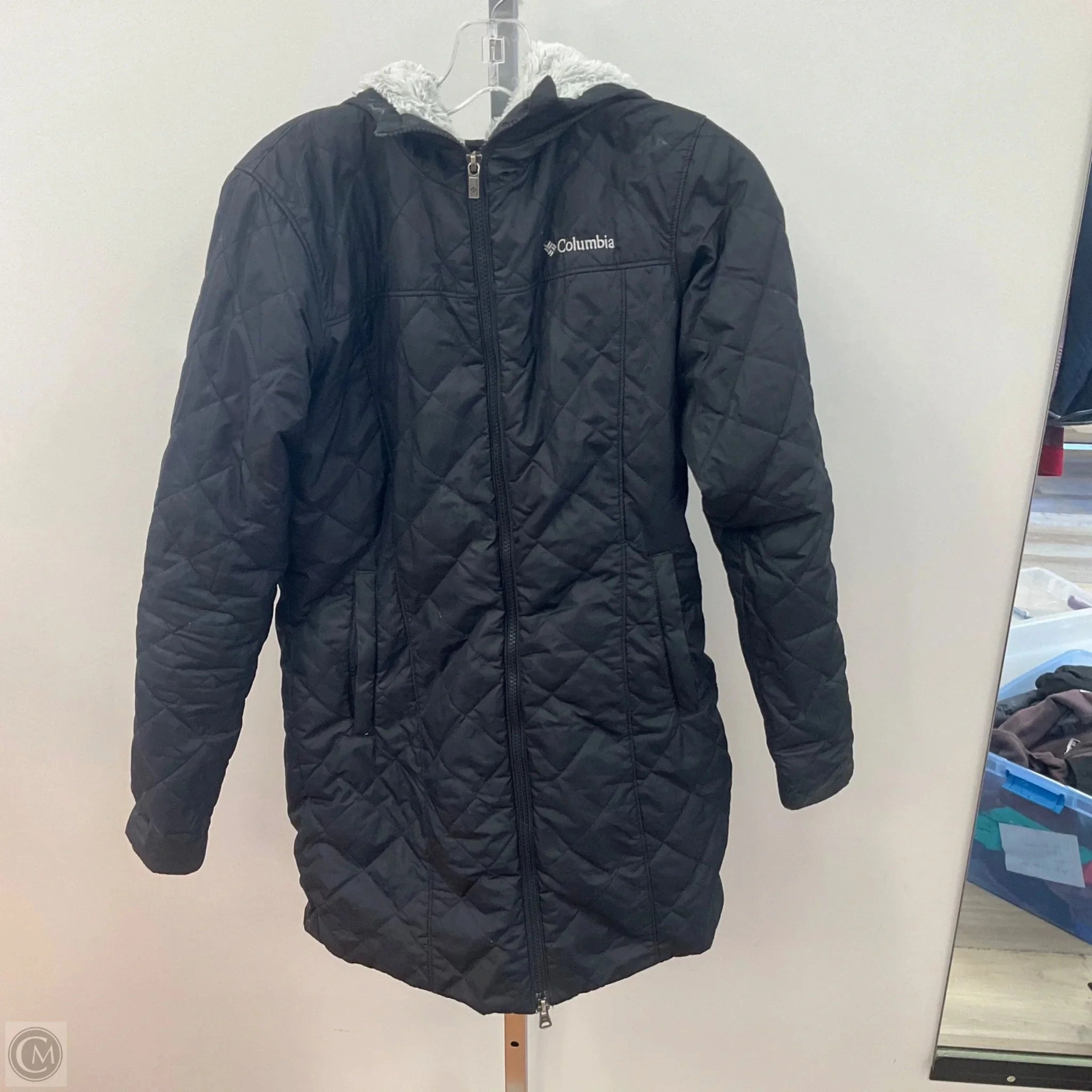 Comfy Street Piece Softshell Coating Coat Puffer & Quilted By Columbia In Black, Size: S