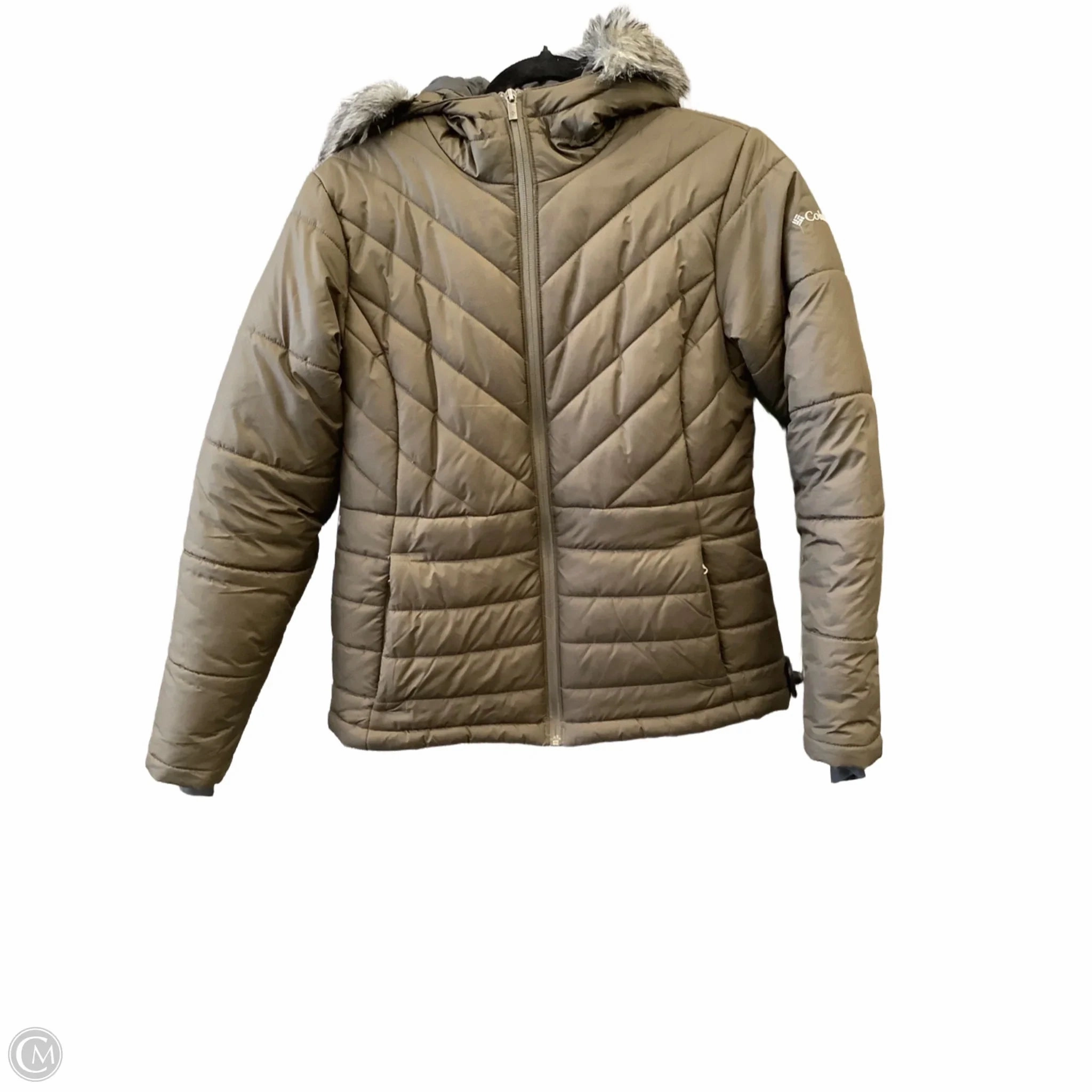 Coat Puffer & Quilted By Columbia In Bronze, Size: M Non Bulky Insulation