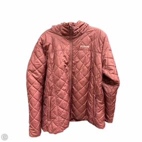 Thermal Insulated Jacket Coat Puffer & Quilted By Columbia In Maroon, Size: 1x