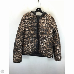Compression Fit Technology Recycled materials Coat Puffer & Quilted By Dressbarn In Animal Print, Size: L