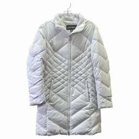 Coat Puffer & Quilted By Eddie Bauer In White, Size:S Anti Pilling Fabric