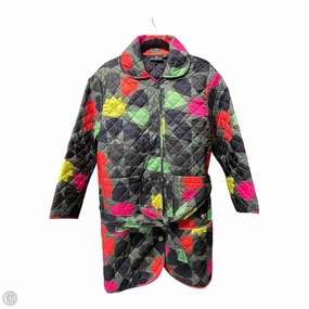 Green Material Odor Resistant Coat Puffer & Quilted By emily lovelock  In Multi-colored, Size: 4