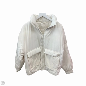 Oversized Silhouette Coat Puffer & Quilted By Fabletics In Cream, Size: Xs