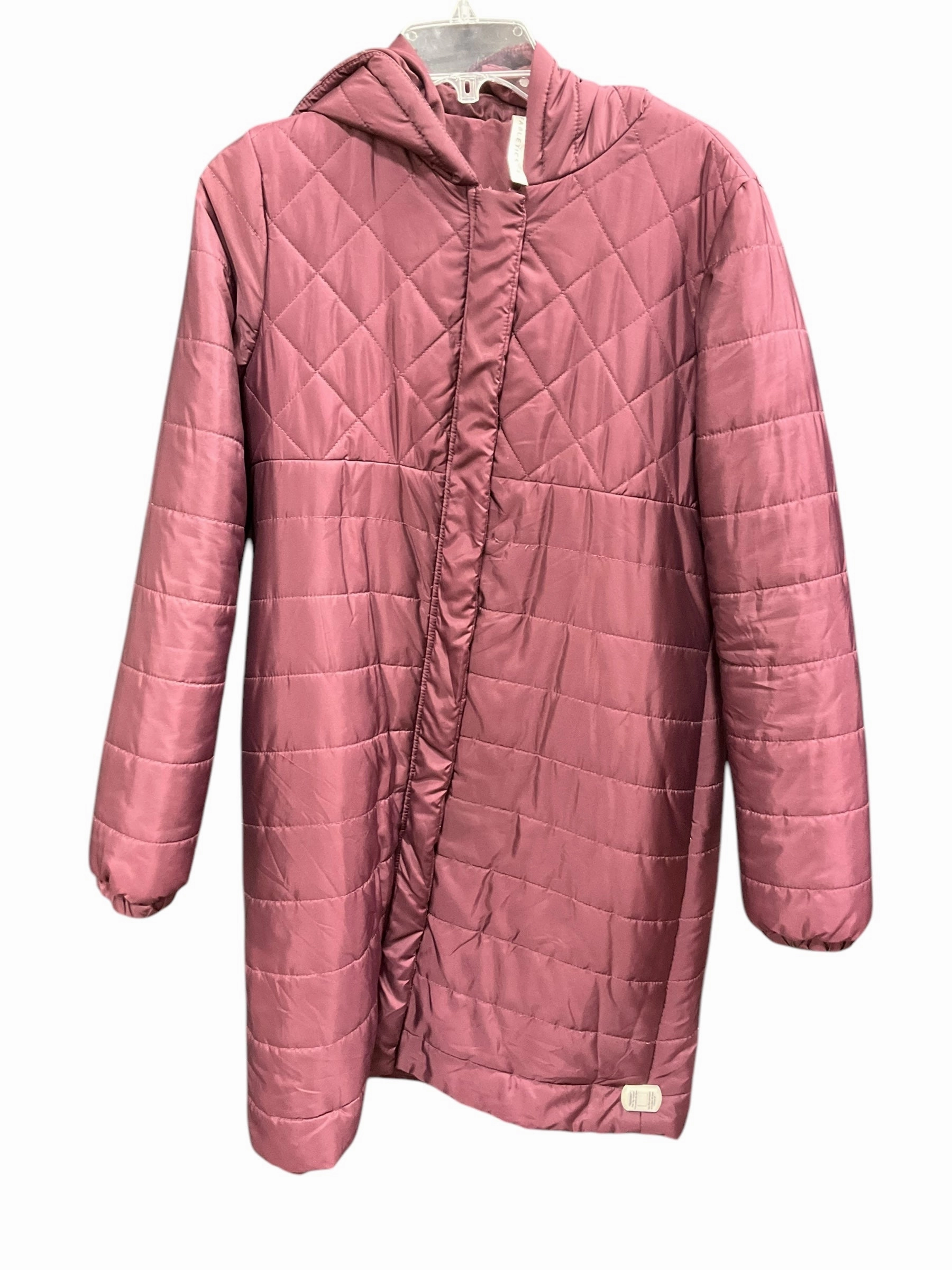 Abrasion Proof Edging Sleek Layers Coat Puffer & Quilted By Fabletics In Purple, Size: M