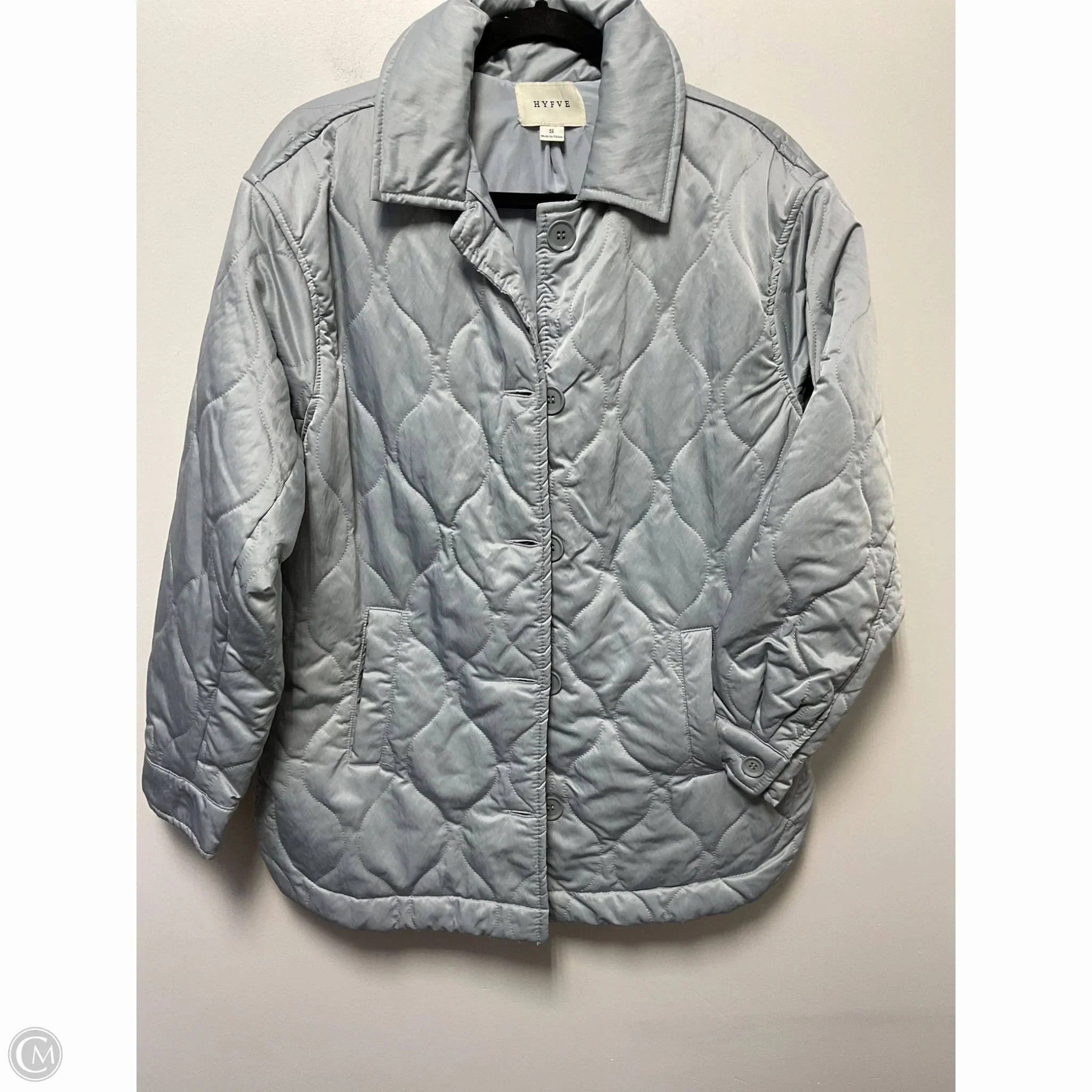 All Day Layering Coat Puffer & Quilted By Hyfve In Grey, Size: S