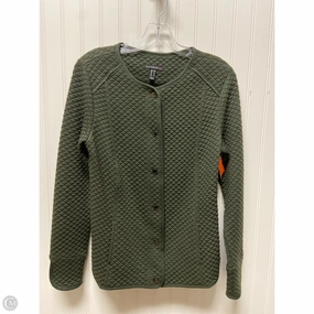 Coat Puffer & Quilted By Isaac Mizrahi Live Qvc In Green, Size: Xs Basic Travel Fit Articulated Sleeves