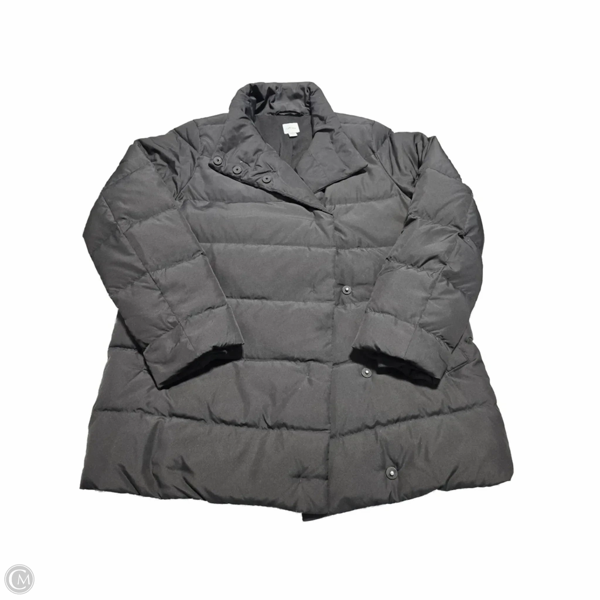 Coat Puffer & Quilted By J. Jill In Black, Size: Xs Refined Style